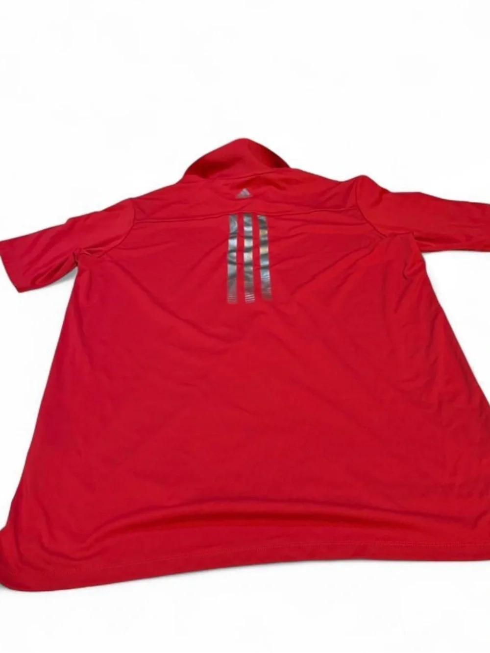 Men's Adidas Red Polo short sleeve Shirt